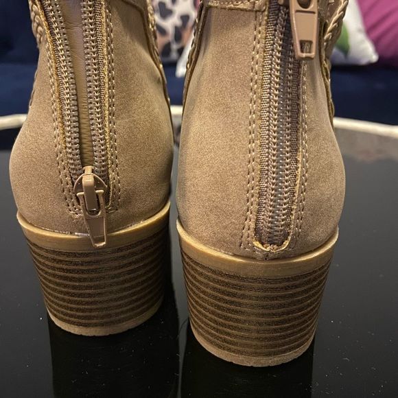 Tan Suede Booties - Picture 8 of 8